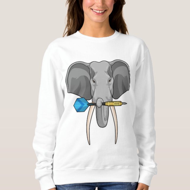 Elephant i Darts med Dart T Shirt (Framsida)