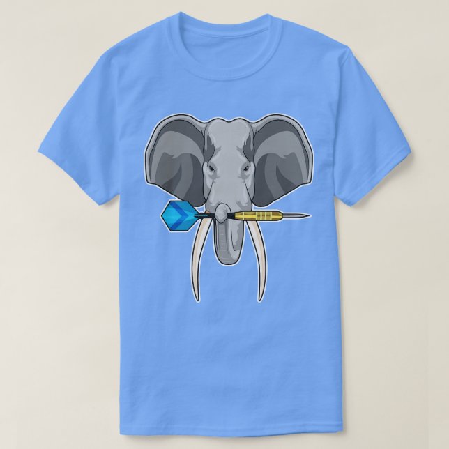 Elephant i Darts med Dart T Shirt (Design framsida)