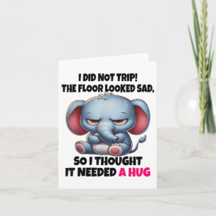 Elephant I gjorde inte Resa Golv en Ledsen, så jag Kort