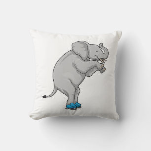 Elephant Ice skridskor Kudde