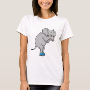 Elephant Ice skridskor T Shirt