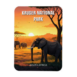 Elephant in Kruger National Park South Afrika Magnet
