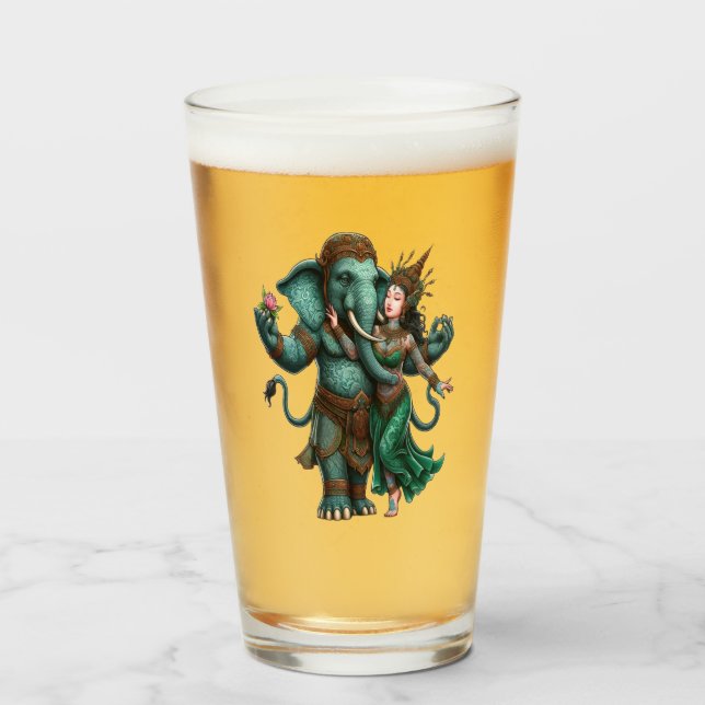 Elephant Jade Glass Tumbler Glaskopp (Framsida fylld)