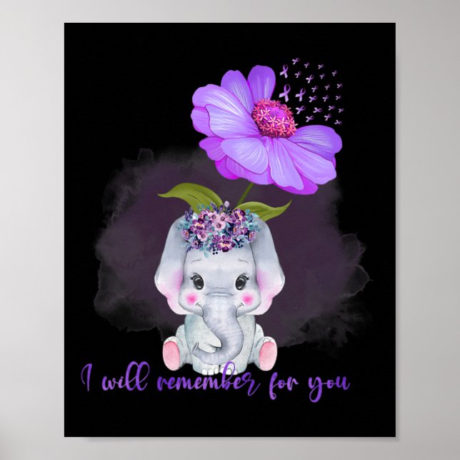 Elephant jag kommer ihåg för dig Solros Heimerh Poster (Framsidan)