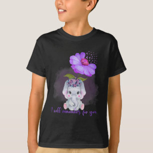 Elephant jag kommer ihåg för dig Solros Heimerh T Shirt