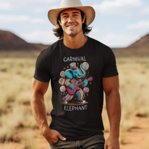 Elephant Jamming på Guitar T Shirt