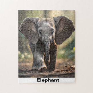 Elephant jigszle Puzzle Pussel