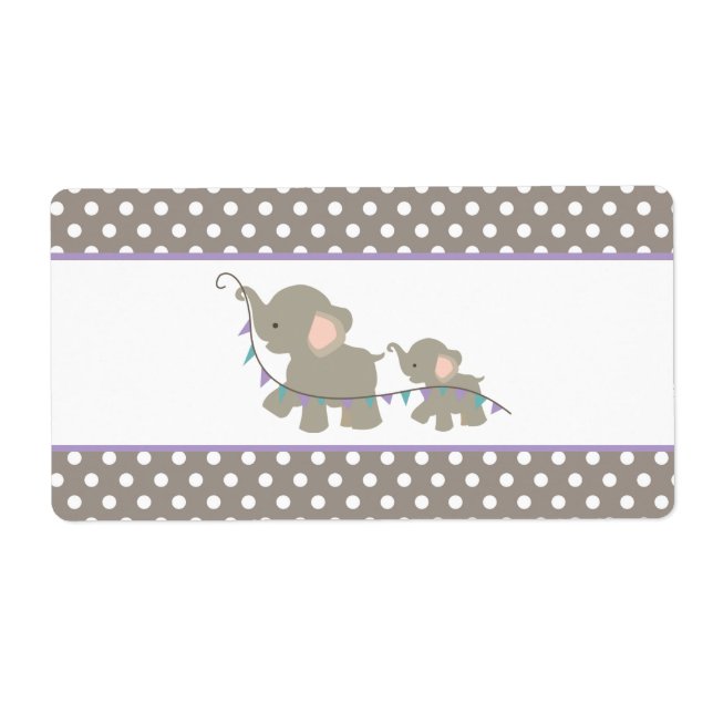 Elephant Joy Label Fraktsedel (Framsidan)