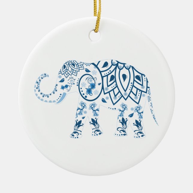 Elephant jul Ornament (Framsidan)