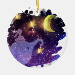 Elephant Julgransprydnad Keramik