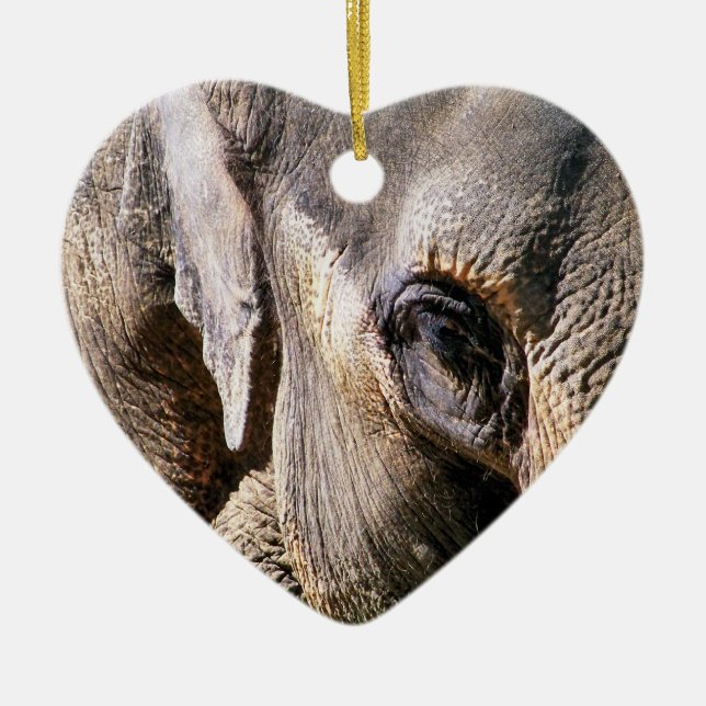 ELEPHANT JULGRANSPRYDNAD KERAMIK (Framsidan)