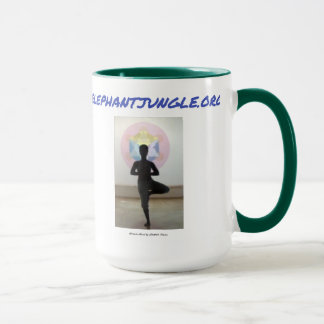Elephant Jungle-Grönt Mugg