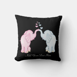 Elephant Kärlek Kudde