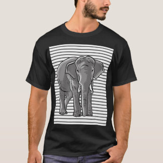 Elephant Kärlek Linjer för Elephant Älskare T Shirt