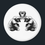Elephant Kärlek Magnet<br><div class="desc">elefant kärlek</div>