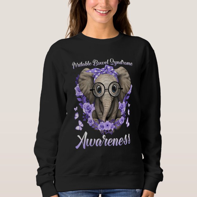 Elephant Kärlek någon med irritable Bowel Syndrom T Shirt (Framsida)