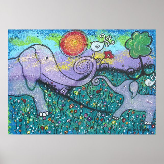 Elephant Kärlek Poster (Framsidan)