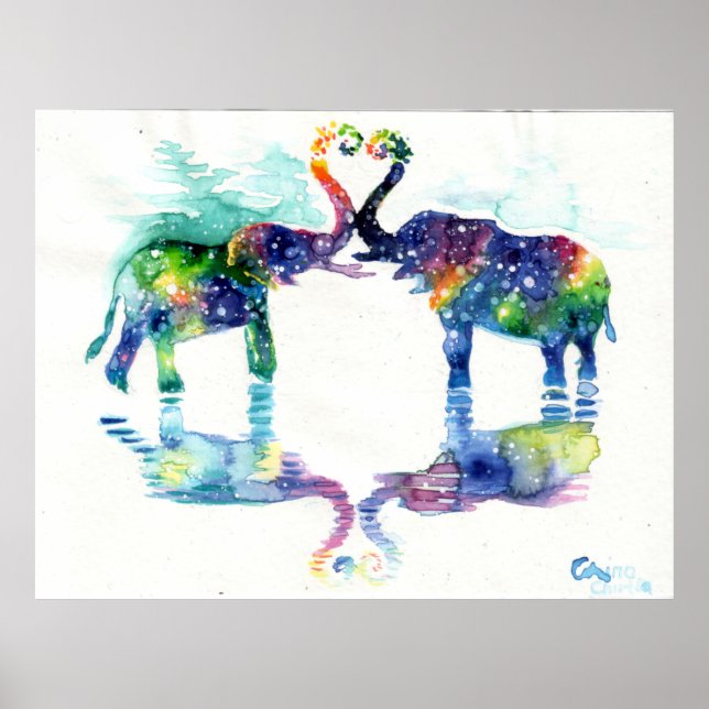 Elephant kärlek poster (Framsidan)