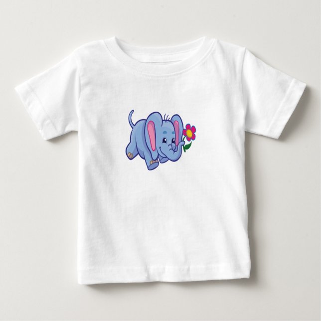 Elephant Kärlek T Shirt (Framsida)
