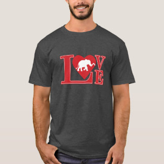 Elephant Kärlek T Shirt