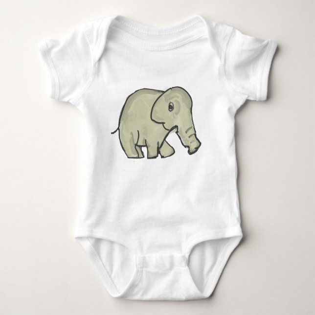 Elephant Kärlek T Shirt (Framsida)