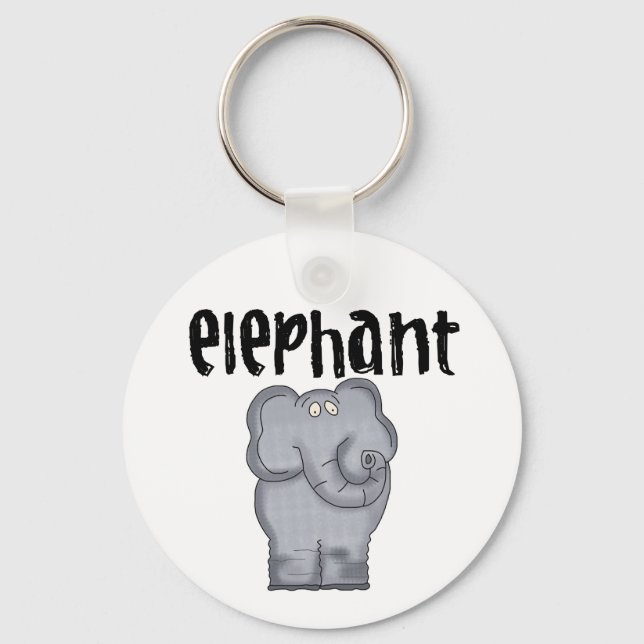 Elephant Keychain Nyckelring (Framsida)