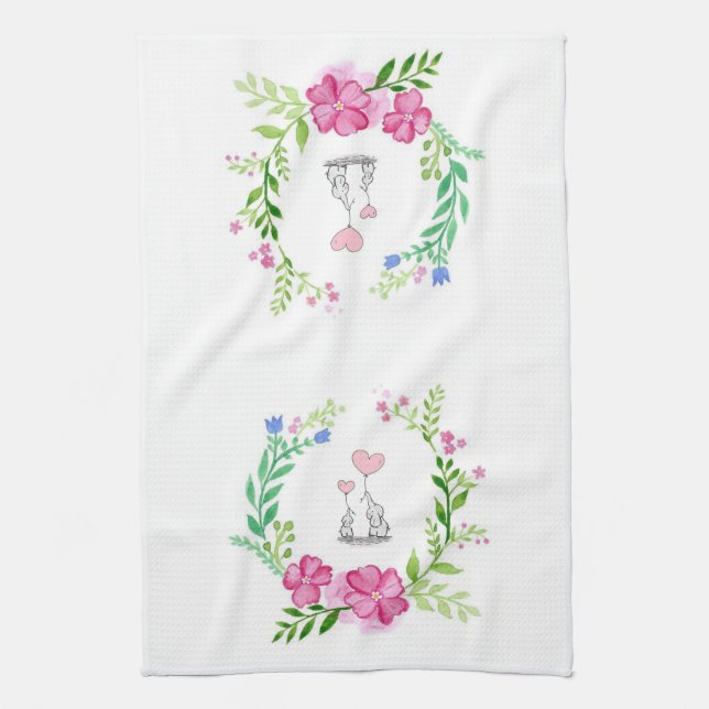Elephant Kitchen Hand Towel Kökshandduk (Vertikal)