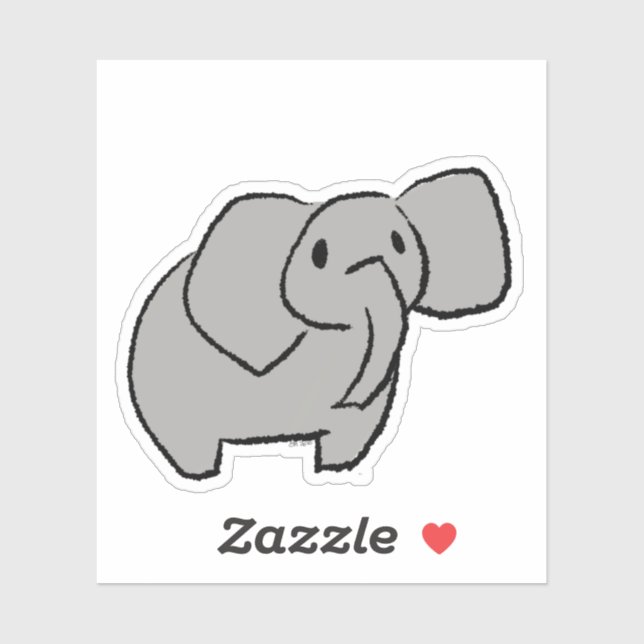 Elephant Klistermärken (Ark)
