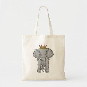 Elephant Kung Krona Tygkasse