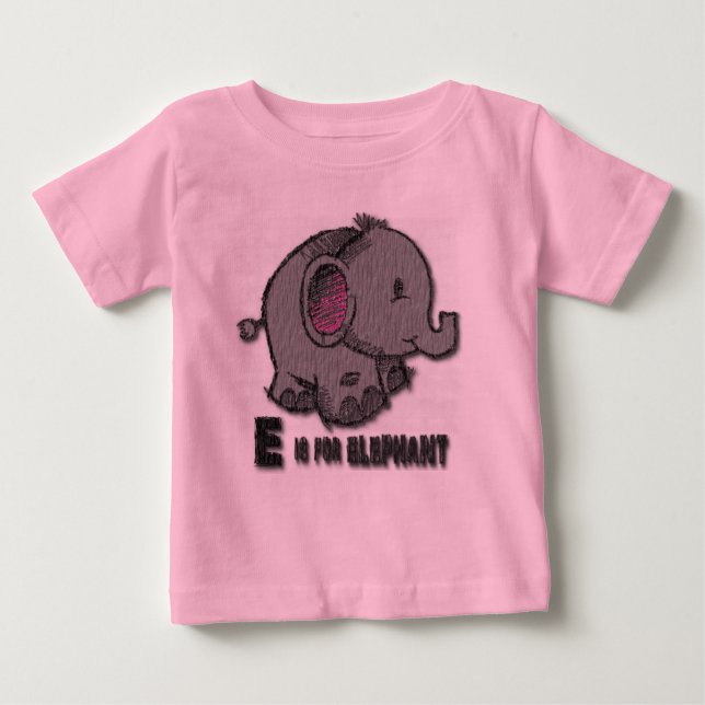 Elephant Långärmad T-shirt (Framsida)