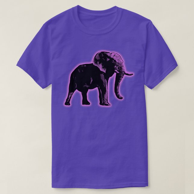 Elephant Light3 T Shirt (Design framsida)