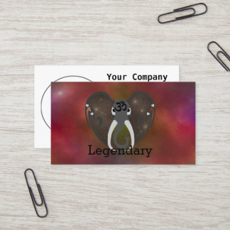 Elephant Listening till Cosmos Visitkort