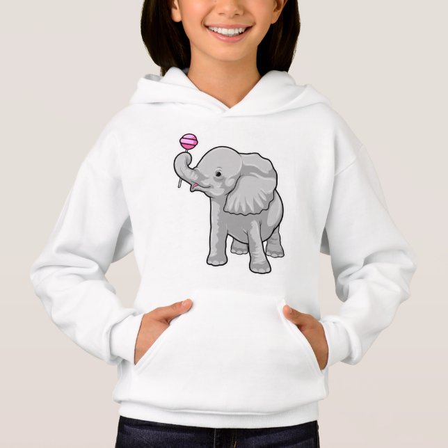 Elephant Lollipop T Shirt (Framsida)