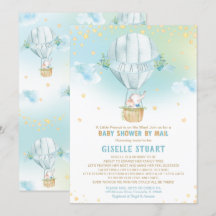 Elephant Luftballong Baby Shower by Mail Boy