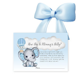 Elephant Luftballong Mamma Belly Storlekare Pojke Tilläggskort