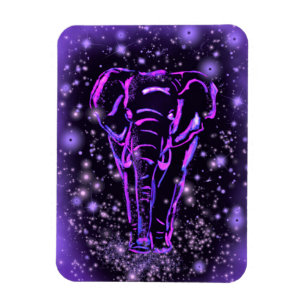 Elephant Magnet Walking på Starry Natt