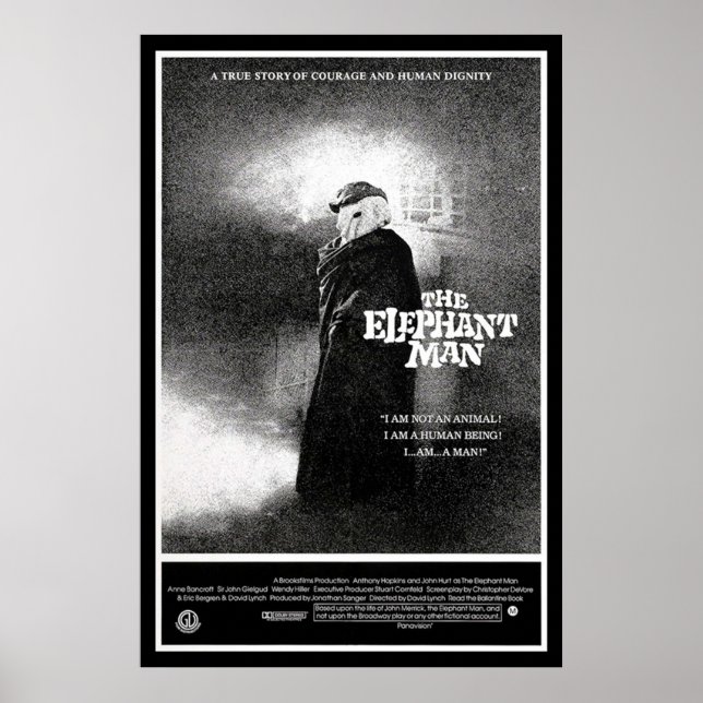 ELEPHANT MAN POSTER (Framsidan)