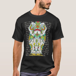 Elephant Mandala Loving Kindness Metta Wish Blessi T Shirt