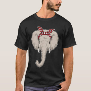 Elephant med Bandana T Shirt
