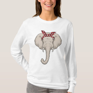 Elephant med Bandana T Shirt