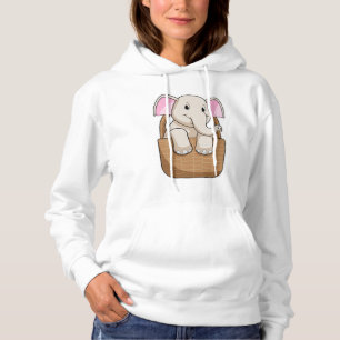 Elephant med Basket T Shirt