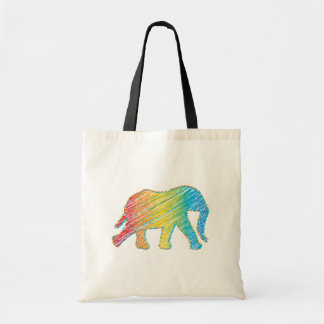 Elephant med Linjer Tygkasse