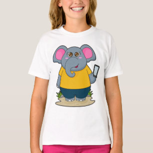 Elephant med Mobile T Shirt