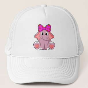 Elephant med Ribbon Keps