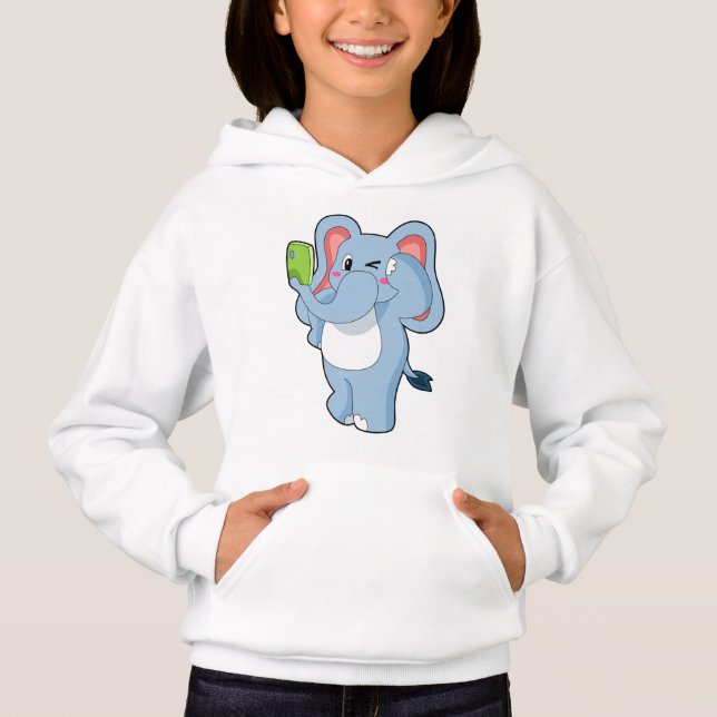 Elephant Mobile T Shirt (Framsida)