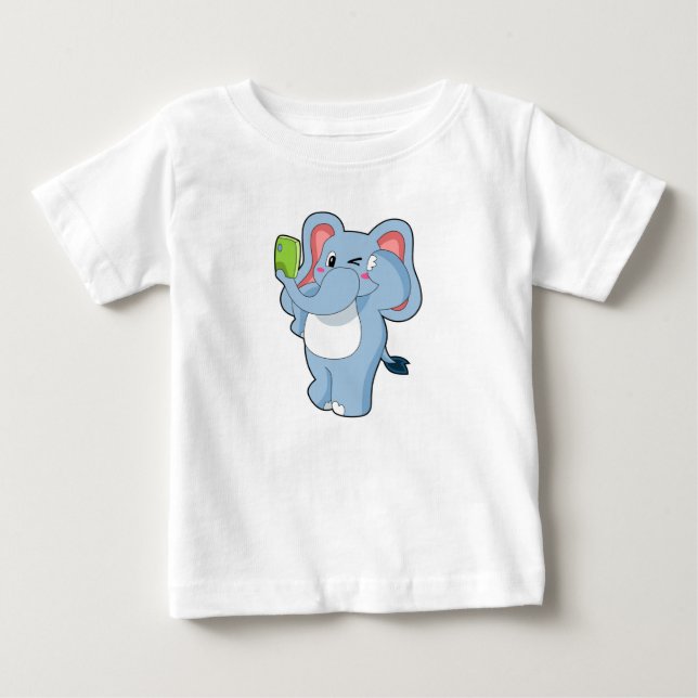 Elephant Mobile T Shirt (Framsida)