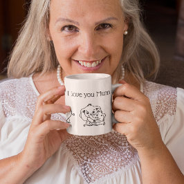 Elephant Morsa & Me Mors dag personlig Mugg