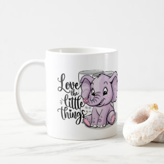 elephant mugs purple cute kaffemugg