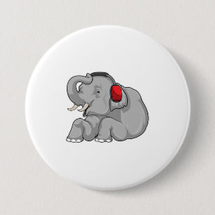 Elephant Music Headphone Knapp