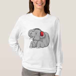 Elephant Music Headphone T Shirt